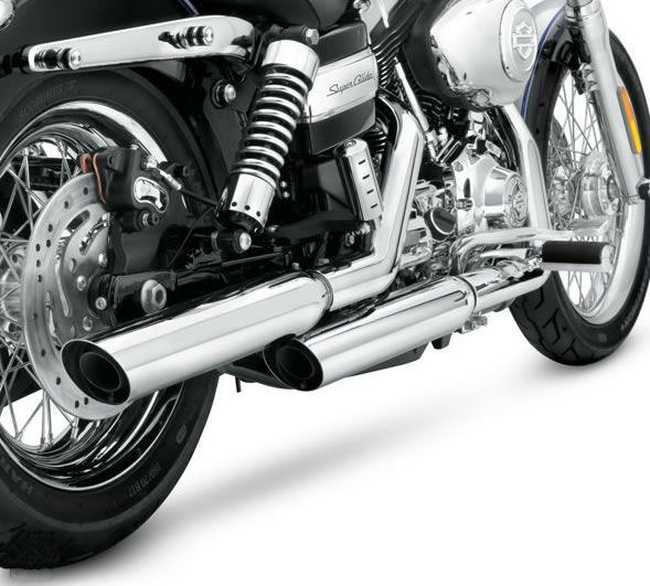 Screamin' Eagle Street Performance Slip-On Mufflers- Dyna Shorty Dual  LCS8067808 - LCS Motorparts